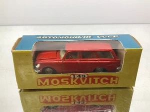 NOVOEXPORT USSR CCCP A3 MOSKVITCH 426 ESTATE -RED 1:43 rare- GOOD IN BOX - 453 - Bild 1 von 11
