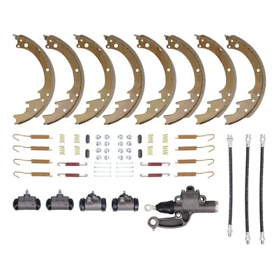 Kit de revisión de frenos Deluxe 1957 Cadillac con mangueras de cilindros maestros y de rueda Foto 1 de 4