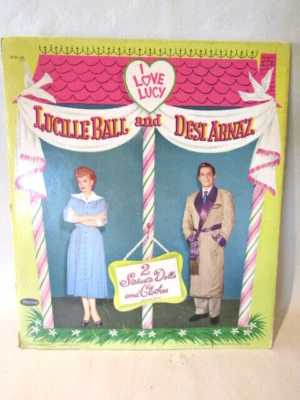 Original 1958 Lucille Ball Desi Arnaz Paper Dolls Lucy Ricky Whitman - Image 1 of 4