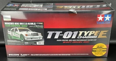 Tamiya 1:10 RC Mercedes Benz 190E 2.5-16 Evo II Team Zakspeed "debis" TT01 TypeE - Image 1 of 4