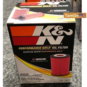 K&N HP-7007 High-Performance Premium Automotive Oil Filter - Foto 1 di 3