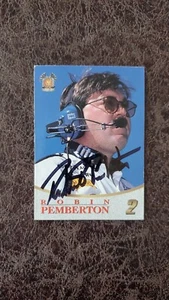 1996 Score Board Robin Pemberton #34 - NASCAR - Autographed! - Picture 1 of 2