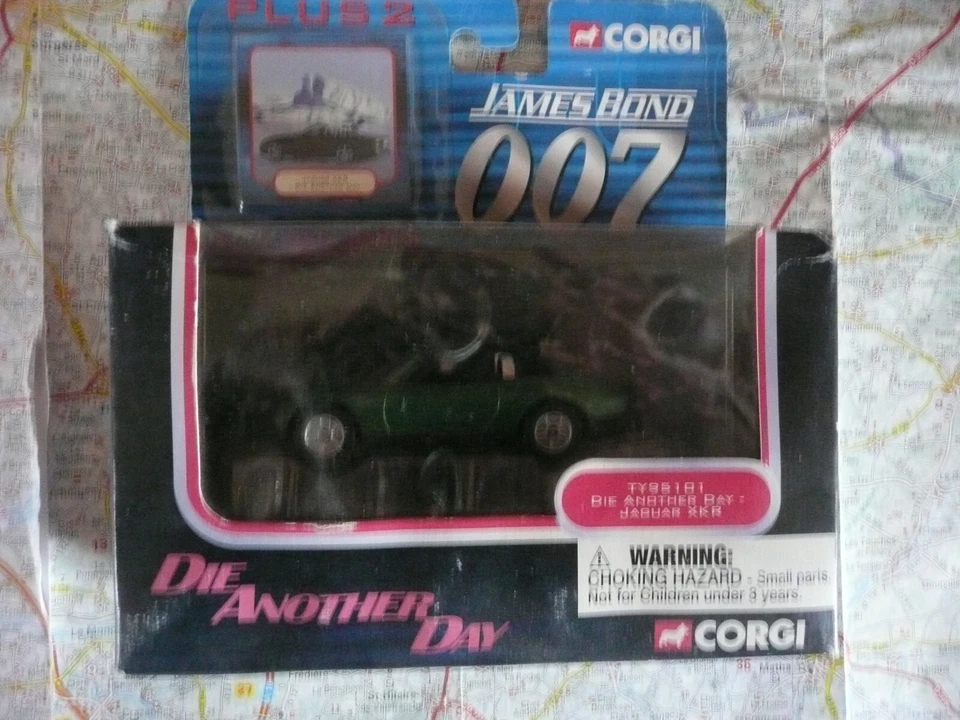 JAGUAR XKR Die Another Day  James Bond CORGI 1/60 en boite - Photo 1/1