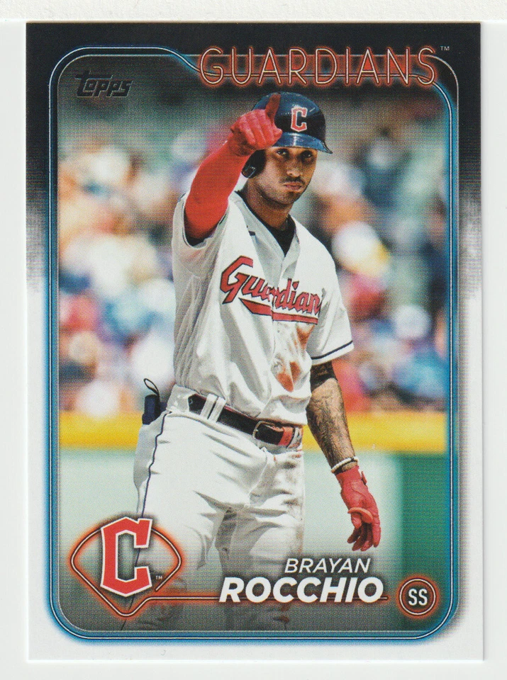 Brayan Rocchio - Cleveland Guardians (Baseball Card) 2024 Topps # 473 Mint - Image 1 of 1