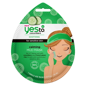 5 SOOTHING CALMING CUCUMBERS MUD MASK FOR SENSITIVE SKIN 95% NATURAL BRAND NEW - Picture 1 of 2