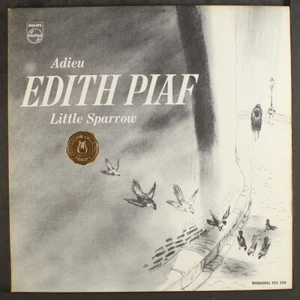EDITH PIAF: adieu little sparrow PHILIPS 12" LP 33 RPM - Picture 1 of 2
