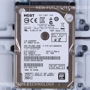 HITACHI (HTS541010A9E680) 1 TB HDD 2.5" 8 MB 5400 RPM SATA Laptop Hard Disk - Picture 1 of 2