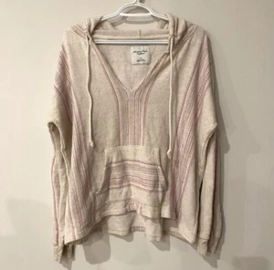 American Eagle Outfitters Baja Print Pullover Hoodie Size L - Picture 1 of 2