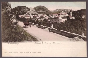 Italia, cartolina nuova di Finalborgo (GE, ora SV) di inizio secolo -GX16 - Picture 1 of 3