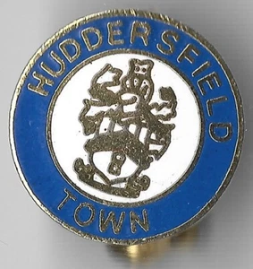 Vintage Huddersfield Town Enamel Football Badge - Picture 1 of 1