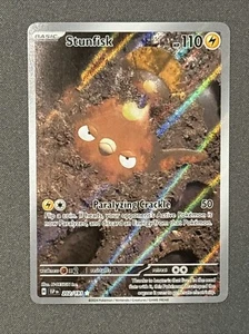 Pokemon TCG  Scarlet & Violet Surging Sparks Stunfisk 202/191 Illustration Rare - Picture 1 of 2