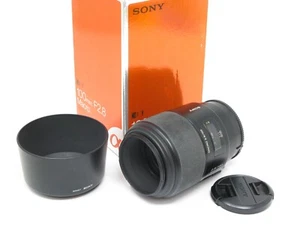 Lente macro Sony 100 mm f2,8 (SAL100M28) - en caja (Sony A) - Imagen 1 de 5