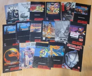 MANUALI YOU PICK SNES Super Nintendo grande forma ottimo VOLUME SCONTO - Foto 1 di 31