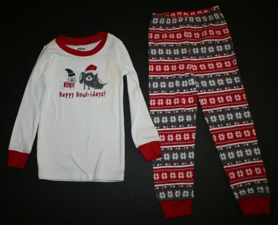 Nuevo Gymboree Niños 4 años Gimnasios 2 Piezas Pijama PJs Top Pantalones Happy Puppy Dogs Foto 1 de 1