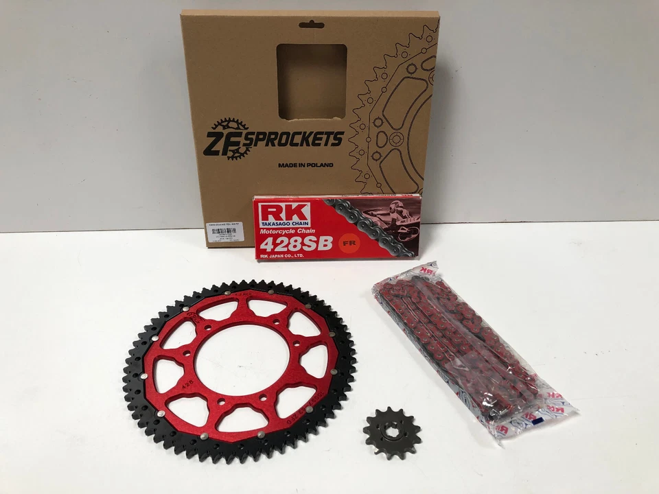 Juego de cadena RK kit de cadena cadena piñón 62 piñones 13 Aprilia SX 125 2018-2022 - Imagen 1 de 1