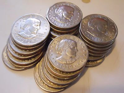 Lote de 25 Dólares de Plata Susan B Anthony Aleatorios 1979-1999 SBA ¡Moneda de $1 Tesoro! Foto 1 de 4
