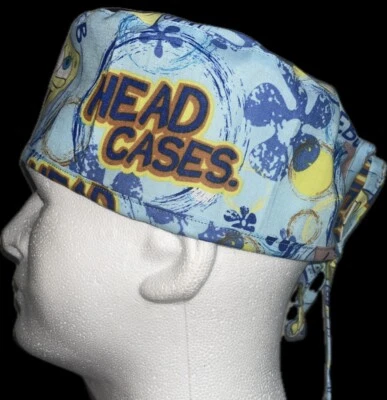 SpongeBob Head Cases Scrub Hat Chemo Cap - Image 1 of 4