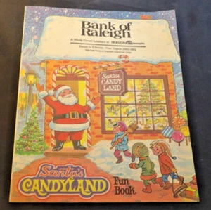 Bank of Raleigh-Beckley, WV - LIBRO DIVERTIDO SANTA S CANDYLAND - MUY BUENO - Imagen 1 de 2