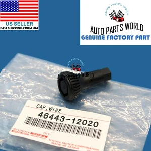 ORIGINAL FABRICANTE DE EQUIPOS ORIGINALES TOYOTA LAND CRUISER CABLE DE ESTACIONAMIENTO TAPA DE AJUSTE FRENO 46443-12020 - Imagen 1 de 2