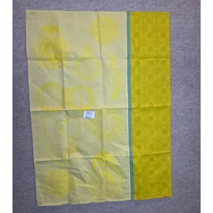 Le Jacquard Francais Torchon Toalla de Té Relojes Amarillos Relojes NUEVO Raro - Imagen 1 de 5