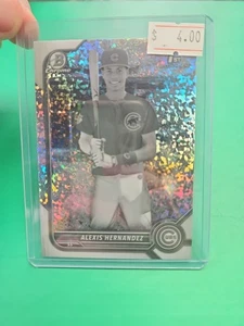 Alexis Hernandez 2022 Bowman Chrome #BCP-172 1st Bowman Black White Mini Diamond - Picture 1 of 2