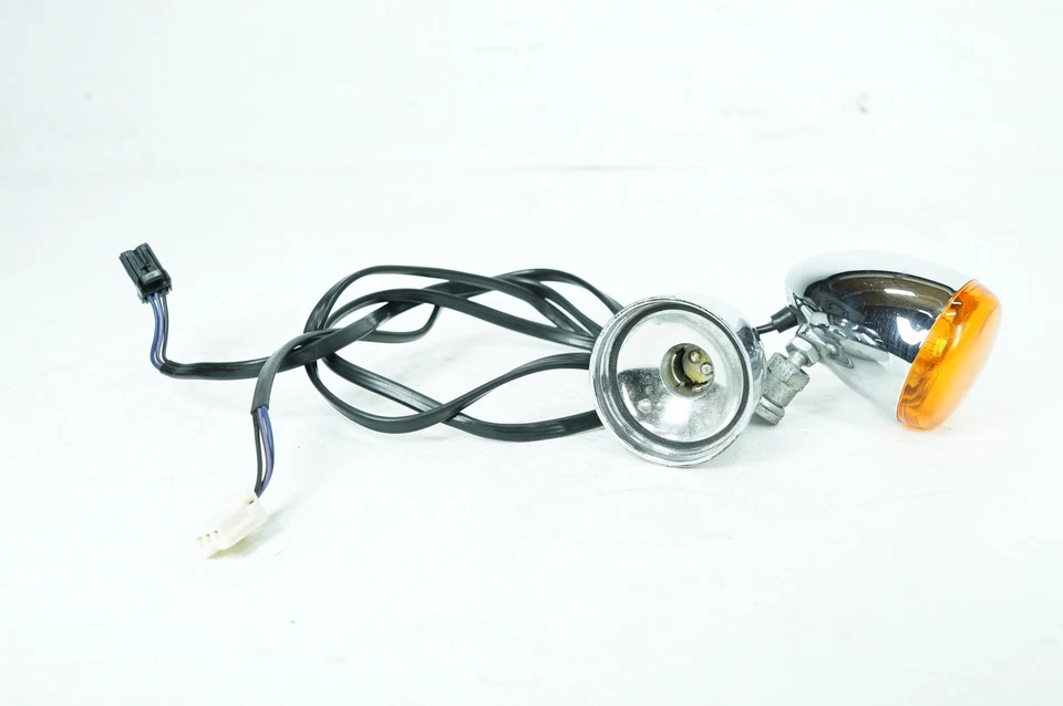 Harley Dyna Super Glide 2007 personalizada OEM indicadores de señal de giro delanteros izquierdo derecho Foto 1 de 4