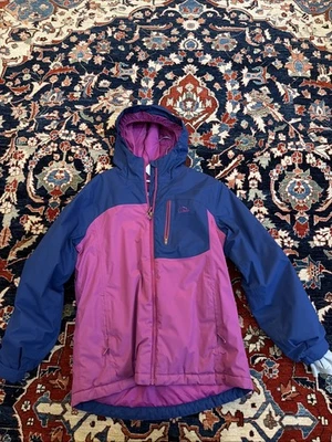 L.L. Chaqueta con capucha Bean Girls azul y rosa L14-16 Foto 1 de 4