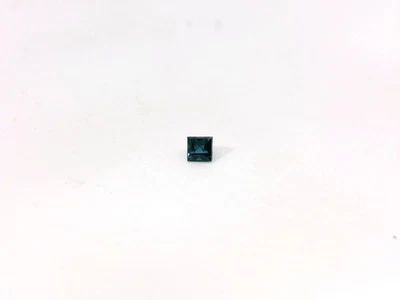 Piedra preciosa de zafiro genuino azul corte princesa suelta de 0,13 quilates 2,5 mm Foto 1 de 4