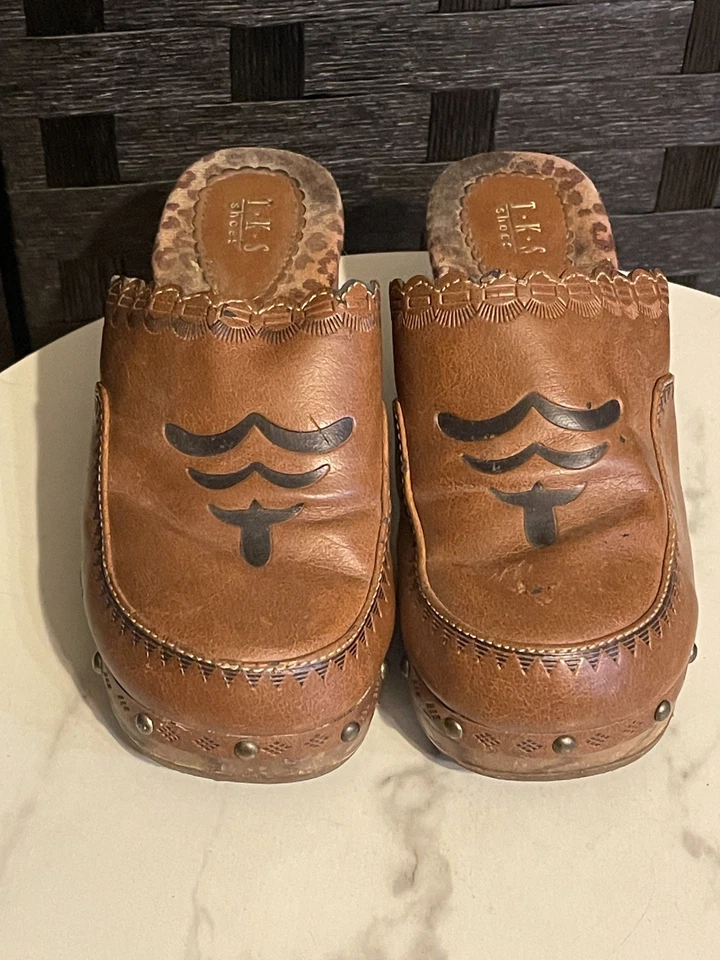 TKS - Zapatos estilo zuecos para niñas pequeñas - talla 3 únicos de colección Foto 1 de 4