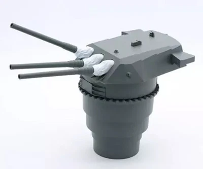 Plastic model 1200 Battleship Yamato Type 94 46cm triple main turret "Equipment - Image 1 of 4