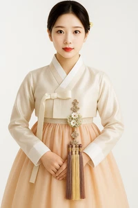 Hanbok Norigae Coreano Tradicional - Adorno Borla Hecho a Mano 38 cm - Imagen 1 de 5
