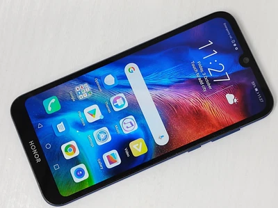 Huawei Honor 8s (KSA-LX9) 64GB UNLOCKED Smartphone Dual SIM 64GB Blue - GRADE C - Image 1 of 4