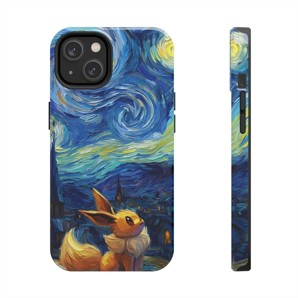 Funda de teléfono Starry Night Fox Art - Cubierta coleccionable estética de fantasía Foto 1 de 1