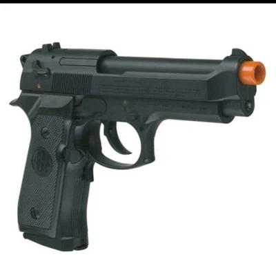 Лицензированный тяжелый пружинный пистолет для страйкбола Umarex Beretta Mod 92Fs с бонусом (HH) - Изображение 1 из 4