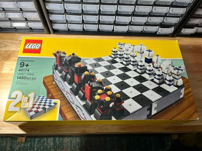 LEGO 40174 - Chess & Checkers 2 in 1 Classic Icon Set , NEW Sealed Retired - Image 1 of 4