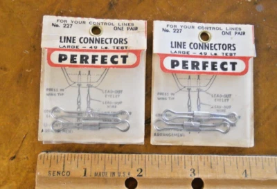 PERFECT#227 LINE CONNECTORS, 49 LB TEST, 2 PACKAGES CONTAINING 2 EACH - Image 1 of 3