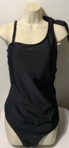Kona Sol Women's One Piece Swimsuit Swimwear Sz 22W Tummy Control Blk Slimming - Picture 1 of 3