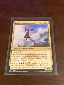 Magic the Gathering Khans of Tarkir Efreet Weaponmaster - Picture 1 of 2