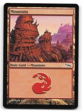 MOUNTAIN (299) Foil - MTG Mirrodin - LP
