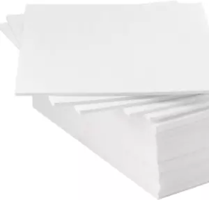 50 Pack 12 X 16 X 1/8 Inch Foam Core Backing Boards, White Foam Boards, Thick Cr - Picture 1 of 6