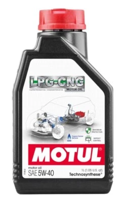 1 Lt Olio Motore 5W40 Motul LPG-CNG motori Metano e GPL Sintetico Acea A3/B4/C3