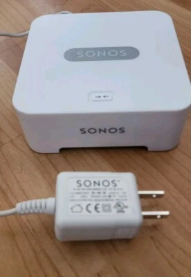 Sonos Connect Bridge (White) in Excellent Condition with Adapter & Cords - Image 1 of 4