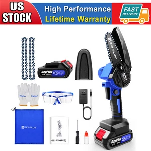 For Makita 18V Battery Mini Chainsaw 4 Inch  2 Chain,for Cutting Wood Branches  - Picture 1 of 15