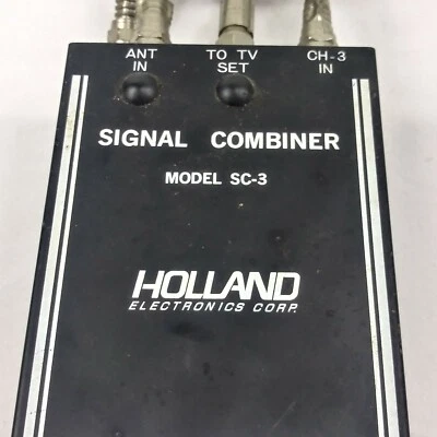 Holland Electronics Model SC-3 Signal Combiner & Archer Splitter with Cables  - Image 1 of 4