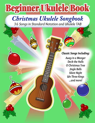 Ukulele Sheet Music Songbook - Christmas Ukulele Book - 36 Songs PDF FILE FORMAT - Image 1 of 4
