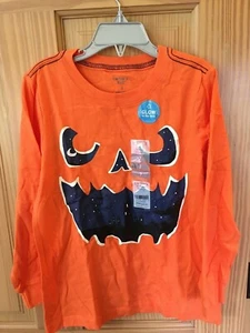 New Carter's Halloween Jack-O-Lantern Tee Shirt Boy Kid Pumpkin many sizes - Picture 1 of 1