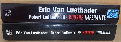 Eric Van Lustbader Job lot collection of 2 LARGE PRINT adult fiction books - Image 1 of 2