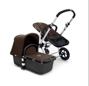 bugaboo cameleon canvas tailored fabric set dark brown Marrone - Imagen 1 de 1
