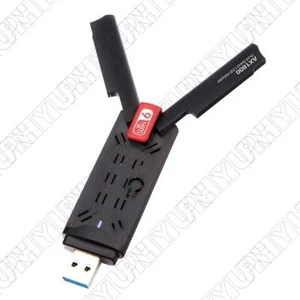 Adaptador inalámbrico de tarjeta de red WiFi USB3.0 doble banda IEEE 802.11ax para PC de escritorio - Imagen 1 de 8