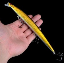 1PCS Minnow Fishing Lure Crankbaits Wobble Plastic Hard Bait Pesca 7"-18CM
